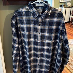 Brand new men’s LL Bean plaid shirt